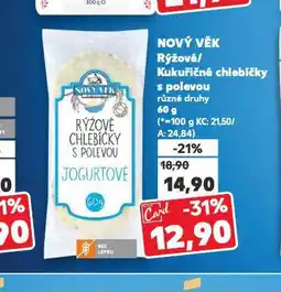 Kaufland Nový věk rýžové chlebíčky nabídka