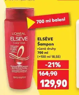 Kaufland Elséve šampon nabídka