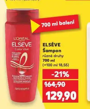 Kaufland Elséve šampon nabídka