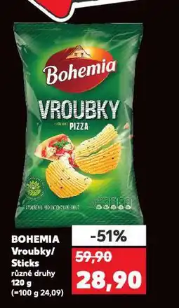 Kaufland Bohemia sticks nabídka