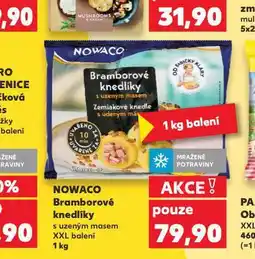 Kaufland Nowaco bramborový knedlík s uzeným masem nabídka