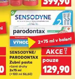 Kaufland Parodontax zubní pasta nabídka