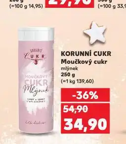 Kaufland Korunní moučkový cukr nabídka