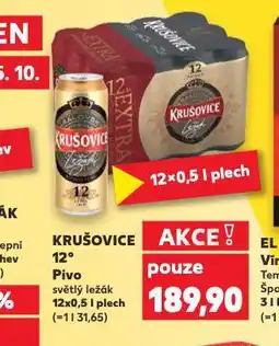 Kaufland Pivo krušovice nabídka