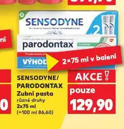 Kaufland Sensodyne zubní pasta nabídka