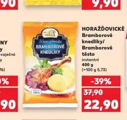 Kaufland Bramborové knedlíky nabídka
