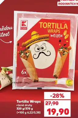 Kaufland Tortilla wraps nabídka