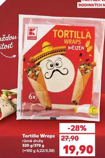 Kaufland Tortilla wraps nabídka