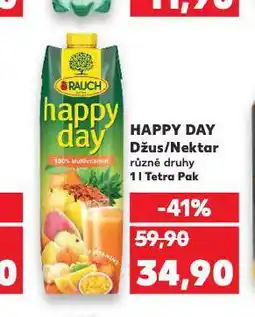 Kaufland Happy day džus nabídka