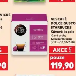 Kaufland Starbucks kávové kapsle nabídka
