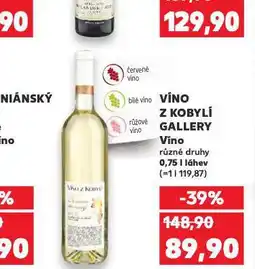 Kaufland Víno z kobylí gallery nabídka