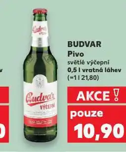 Kaufland Pivo budvar nabídka