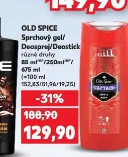 Kaufland Old spice deostick nabídka