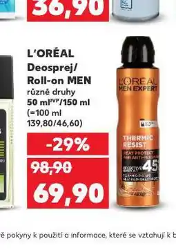 Kaufland L'oréal roll-on nabídka