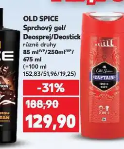 Kaufland Old spice deosprej nabídka