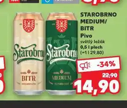 Kaufland Pivo starobrno nabídka