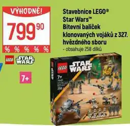 Globus Stavebnice lego star wars bitevní balíček klonovaných vojáků z 327. hvězdného sboru nabídka