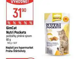 Globus Gimcat nutri pockets polštářky plněné sýrem nabídka