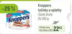 Globus Knoppers tyčinky a opatky nabídka