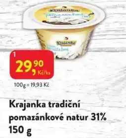 MP Krásno Krajanka tradiční pomazánkové natur 31% nabídka
