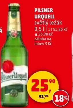 Penny Market PILSNER URQUELL světlý ležák nabídka