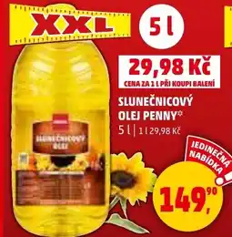 Penny Market Slunečnicový olej penny nabídka