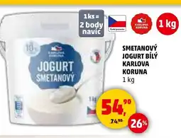 Penny Market Smetanový jogurt bílý karlova koruna nabídka