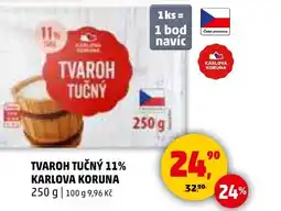 Penny Market Tvaroh tučný 11% karlova koruna nabídka