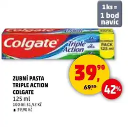Penny Market Zubní pasta triple action colgate nabídka