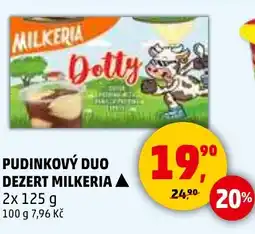Penny Market Pudinkový duo dezert milkeria nabídka