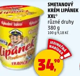 Penny Market Smetanový krém lipánek xxl nabídka