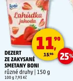 Penny Market Dezert ze zakysané smetany boni nabídka
