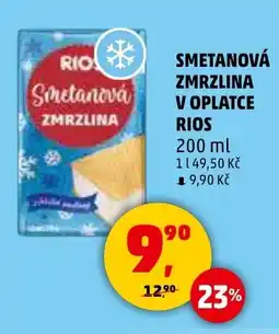 Penny Market Smetanová zmrzlina v oplatce rios nabídka