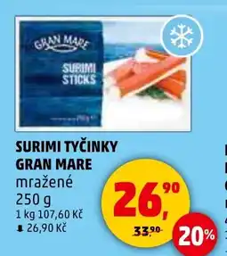 Penny Market Surimi tyčinky gran mare mražené nabídka