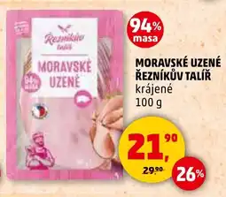 Penny Market Moravské uzené řezníkův talíř krájené nabídka