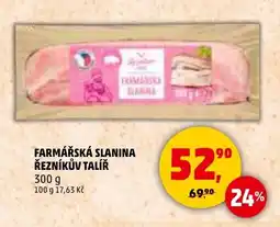 Penny Market Farmářská slanina řezníkův talíř nabídka