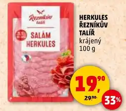 Penny Market Herkules řezníkův talíř krájený nabídka