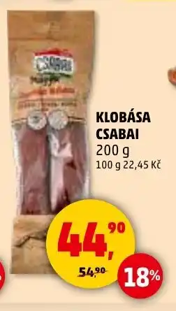Penny Market Klobása csabai nabídka