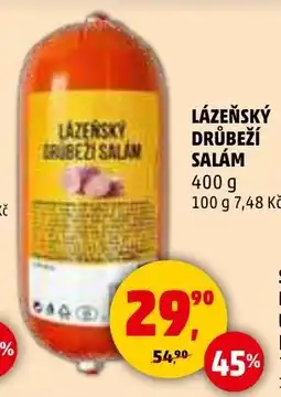 Penny Market Lázeňský drůbeží salám nabídka