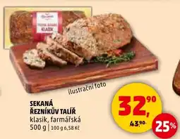 Penny Market SEKANÁ ŘEZNÍKŮV TALÍŘ klasik, farmářská nabídka
