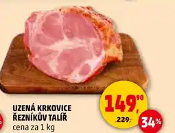Penny Market Uzená krkovice řezníkův talíř nabídka