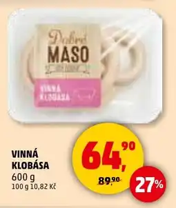 Penny Market Vinná klobása nabídka