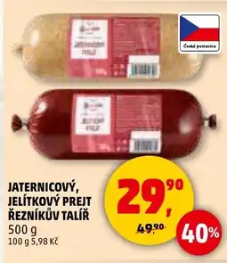 Penny Market Jaternicový, jelítkový prejt řezníkův talíř nabídka