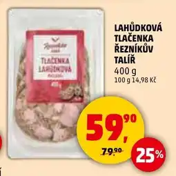 Penny Market Lahůdková tlačenka řezníkův talíř nabídka