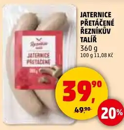 Penny Market Jaternice přetáčené řezníkův talíř nabídka