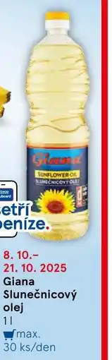 Tesco Giana Slunečnicový olej nabídka
