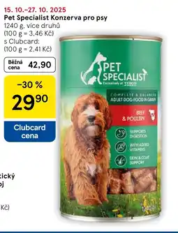 Tesco Pet Specialist Konzerva pro psy nabídka
