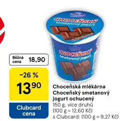 Tesco Choceňská mlékárna Choceňský smetanový jogurt ochucený nabídka