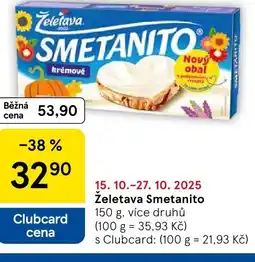 Tesco Želetava Smetanito nabídka