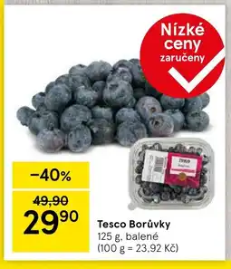 Tesco Tesco Borůvky nabídka